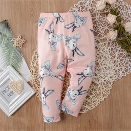 Kookie Kids Full Length Lounge Pant Cupcake Print - Pink-picture-27