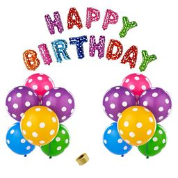 Shopperskart Birthday Combo Balloon Set Multicolor - Pack of 44-image-31