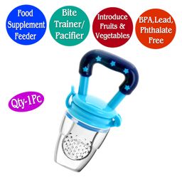 Mastela Food Feeder with Silicone Mesh - Blue-20