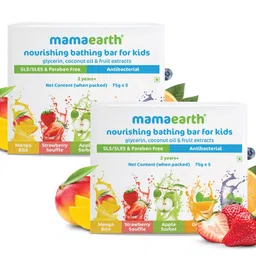 mamaearth baby Mama Earth Nourishing Bathing Bar Pack of 5  75 Grams Each (Pack of 2)-picture-27