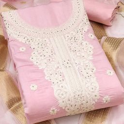 Maroosh Embroidered Pure Cotton Unstitched Dress Material-image-59