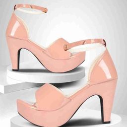 SHOE LAB Open Toe Block Sandals with Buckles-image-56