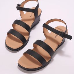 Forever Glam by Pantaloons PU Wedge Sandals-43