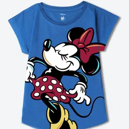 YK Disney Girls Cartoon Characters Printed Regular Top-picture-13