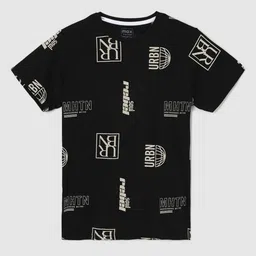 max Boys Typography Printed Pockets T-shirt-13