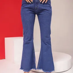 Glossia Women Bootilicious Bootcut High-Rise Light Fade Stretchable Jeans-picture-30