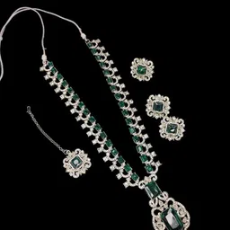 Gyaan Jewels Stone-Studded Jewellery Set-picture-12