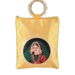 Kuber Industries Printed Structured Handheld Bag with Quilted image 3