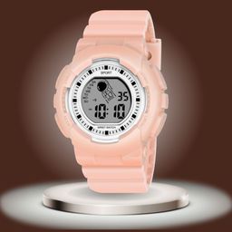 ON TIME OCTUS Girls Dial & Straps Digital Watch DIGITAL-023 PEACH-41