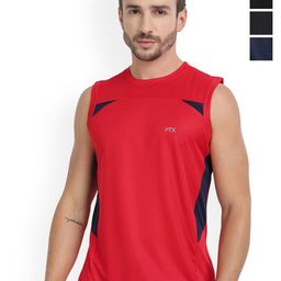 FTX Pack Of 4 Colorblocked Sports Vests-picture-43