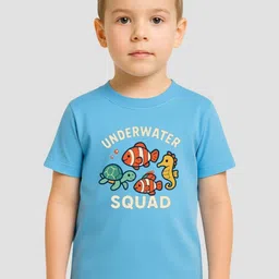KIDDY STAR Boys Pure Cotton T-shirt-35