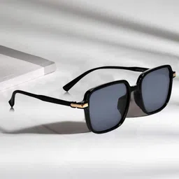 CELEBRITY SUNGLASSES Unisex Rectangle Sunglasses with UV Protected Lens CLSG-DC1001-08-19