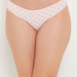 Clovia Printed Bikini Briefs PN5106B22L-Pink-image-41