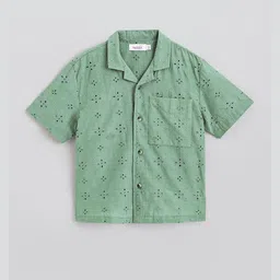 Hopscotch Boys Cotton Casual Shirts-picture-33