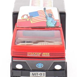 Shinsei Pull Back & Go Cargo Carriers Toy Container - Red(Color & Print May Vary) image 2