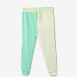 The Souled Store Boys Colourblocked Printed Pure Cotton Mid Rise Joggers-image-68