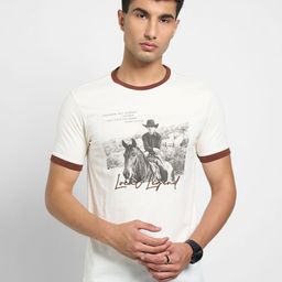 SF JEANS by Pantaloons Men Applique Slim Fit T-shirt-picture-29