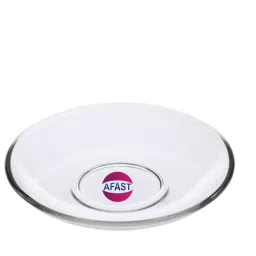 1st Time Combo Of 2 Beer Glass And 1 Snack Plate, Transparent, Glass, Pack Of 3 -A20 Glass Tray Set-image-14