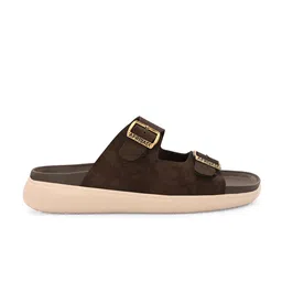 AfroJack Men Open Toe Flats with Buckles image 3