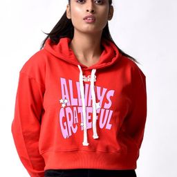 Bloopers Store Women Printed Hooded Sweatshirt-image-88