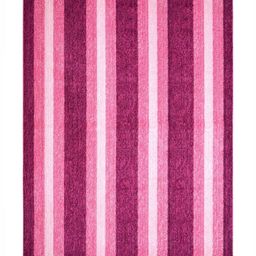 Saral Home Pink Striped Anti-Skid Polyester Carpet-image-27