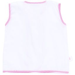 Tinycare Sleeveless Jhabla Vests Set Of 5 - White Multicolor image 3