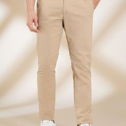 Being Human Men Slim Fit Mid-Rise Regular Trousers-picture-12