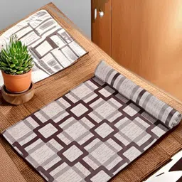 REVEXO Grey & Brown Printed Water-Resistant Shelf Liner-image-59