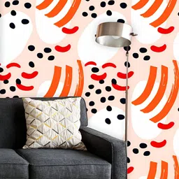 ArtzFolio Printed UV-Resistant Anti-Bacterial Abstract Brush Stroke Peel & Stick Wallpaper-image-72