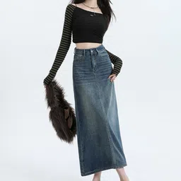 LULU & SKY A-Line Midi Skirts image 4
