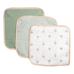 Masilo Infants 3-Pcs Organic Muslin Washcloths-58