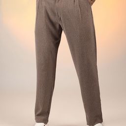 Campus Sutra Men Striped Comfort Trousers-image-46