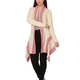WOOL 4U Women Longline Shrug-picture-56