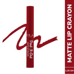 MILA BEAUTE Pout It Out Matte Lip Crayon Lipstick- 1.25 g Maleficent 103-13