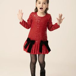 HOITY MOPPET Bell Sleeve A-Line Dress-image-60