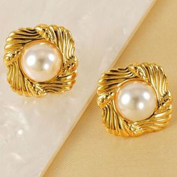VIEN Contemporary Studs Earrings-image-61