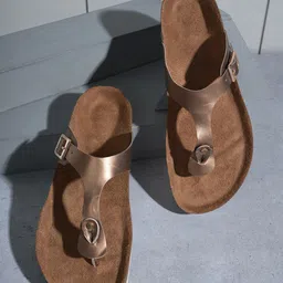 MOZAFIA Women Buckled Open Toe Casual Flats-image-84