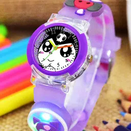Shocknshop Girls Patterned Dial & Straps Analogue Watch 333 Kuromi Purple-image-82
