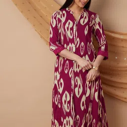 Melange by Lifestyle Abstract Printed A-Line Kurta-picture-17