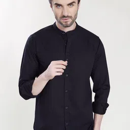 DIVISIVE Cotton Mandarine Collar Comfort Casual Shirt-picture-49