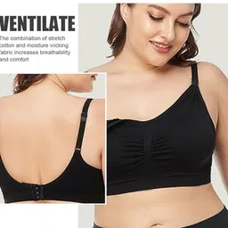 BRACHY Full Coverage Removable Padding Non-Wired Regular Maternity Bra image 2