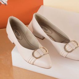 Metro Embellished Block Heel Pumps-26