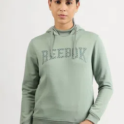 Reebok Logo Print Hooded Sweatshirt-image-1