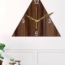 Freny Exim Brown Analogue Wood Wall Clock-image-83