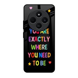 QRIOH Magical Words Printed Redmi 14C 5G Impact Resistant Back Case-21