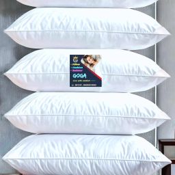 LUXURY Cotton Solid Sleeping Pillow Pack of 5-image-50