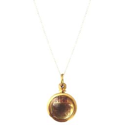 RAVIOUR LIFESTYLE Unisex Gold-Plated Circular Pendants-picture-34