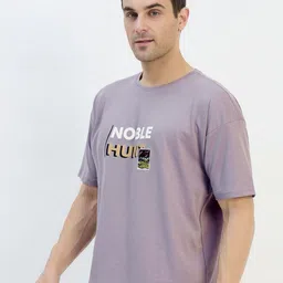 ARRAY Men Printed Drop-Shoulder Sleeves T-shirt image 4