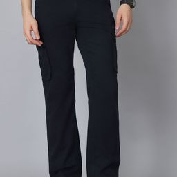HOUSE OF VEDAS Men Comfort Easy Wash Cargos Trousers-image-70