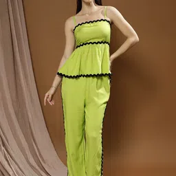 Boho By Athena Sleeves Top With Trouser Co-Ords-image-32